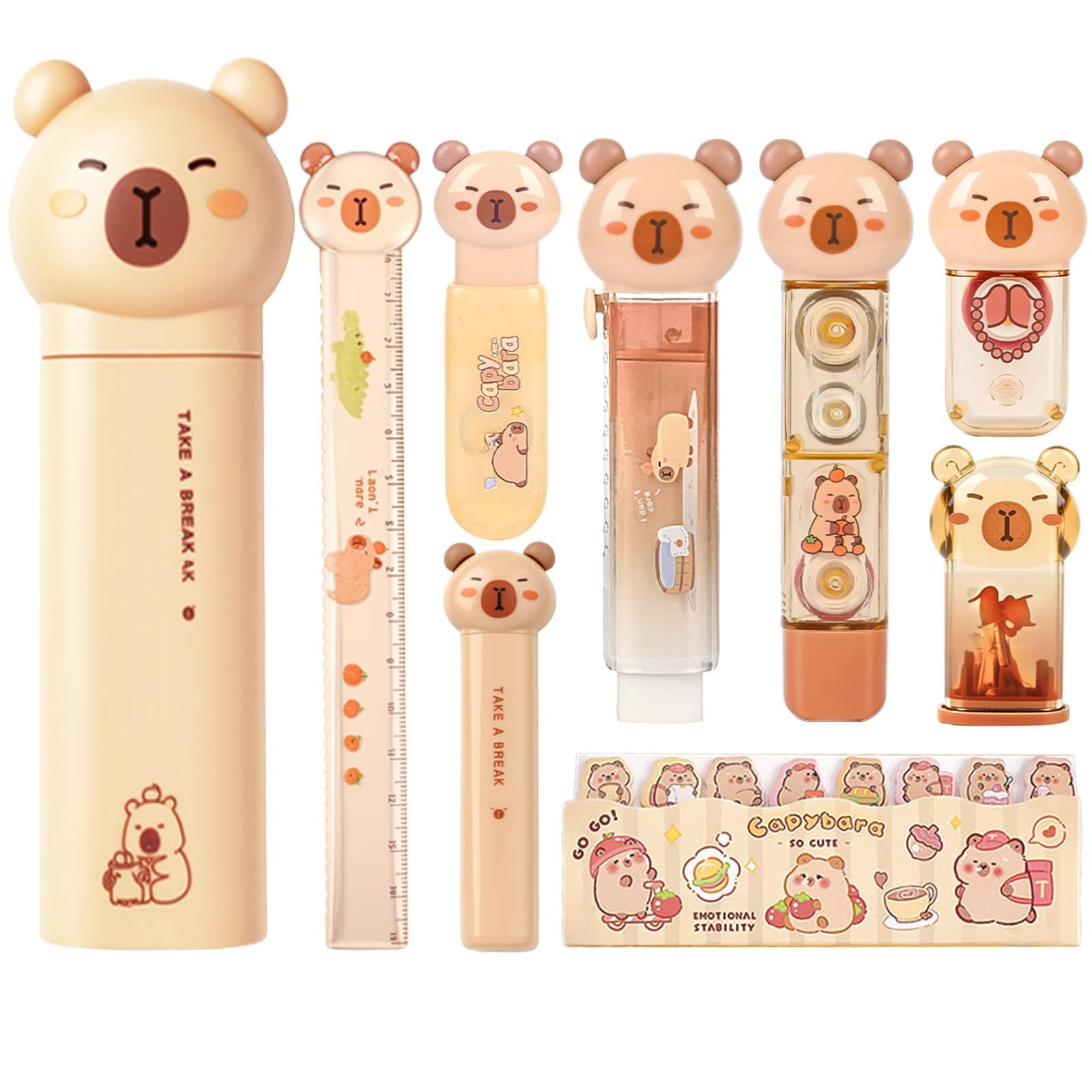Amazon.co.jp: Capybara 文房具セット かわいい学用品 文房具ギフト